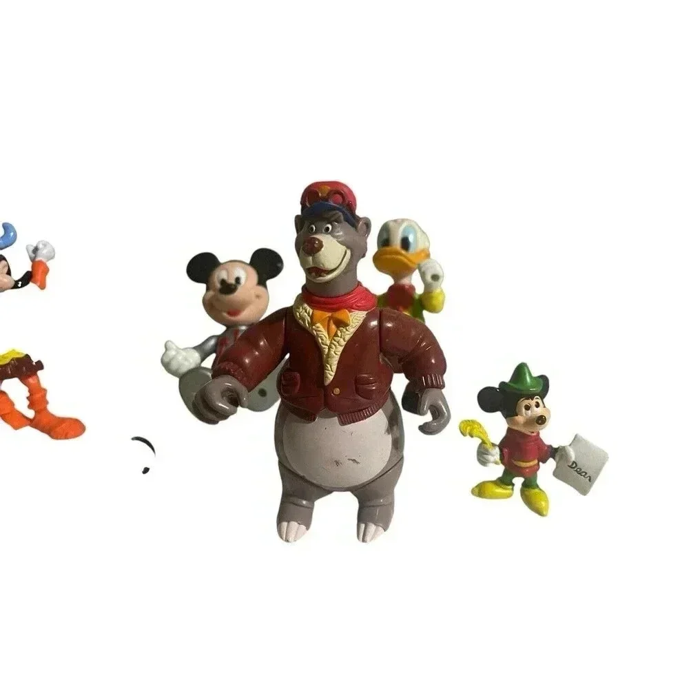 Vintage Playmate 1991 Disney Baloo Goofy Donald Duck Mickey Figure Lot Of 7 RARE